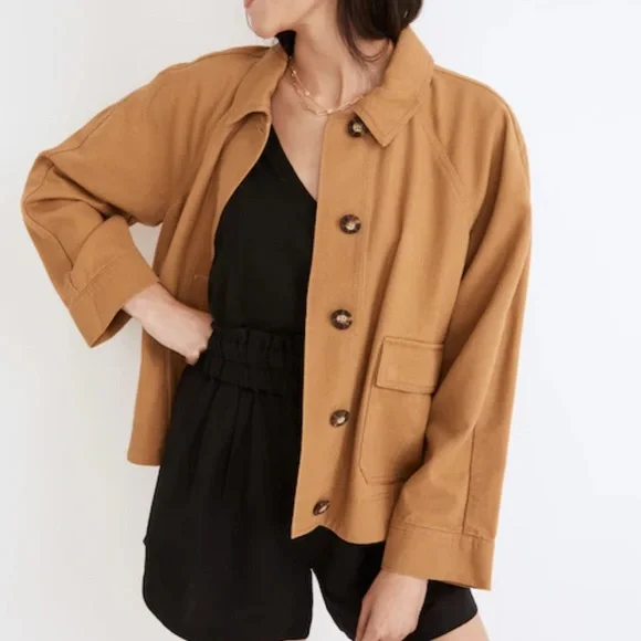 Madewell Tan Barn Jacket  chore jacket for Women - Picture 3 of 16